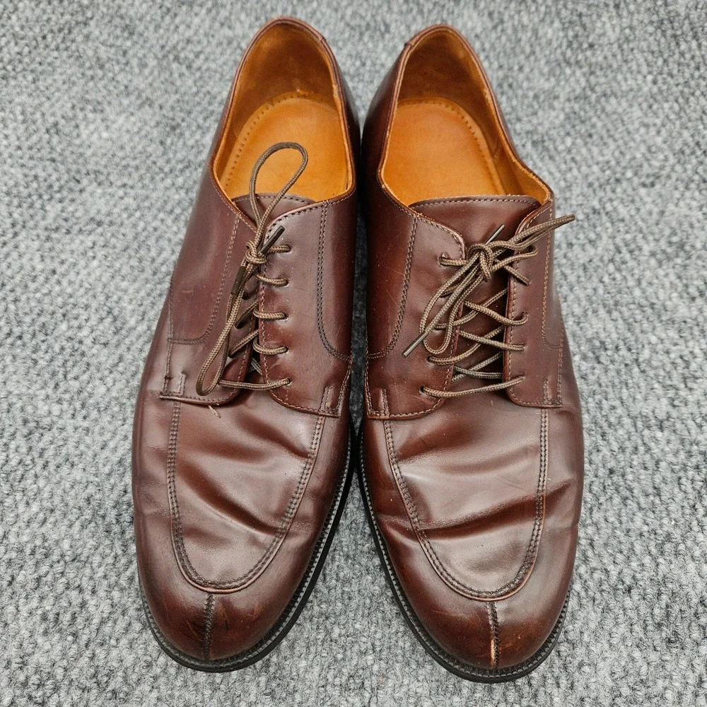 Johnston & Murphy (Men's 11 D) Brown Dress Shoes Split Toe Derby Classic
